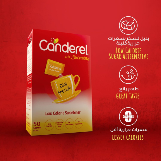 Canderel Sucralose 50 Sachets 