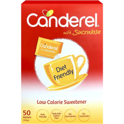 Canderel Sucralose 50 Sachets, Pack Of 12 Canderel Sucralose 50 Sachets, Pack Of 12