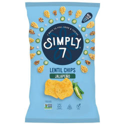 Simply7 Chips Lentil Jalapeno 103g, Pack Of 6 Simply7 Chips Lentil Jalapeno 103g, Pack Of 6