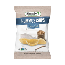 Simply7 Chips Hummus Sea Salt 130g, Pack Of 6 Simply7 Chips Hummus Sea Salt 130g, Pack Of 6