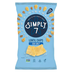 Simply7 Chips Lentil Sea Salt 103g, Pack Of 6 Simply7 Chips Lentil Sea Salt 103g, Pack Of 6
