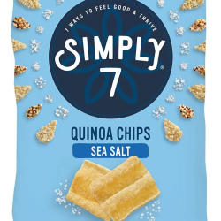 Simply7 Chips Quinoa Sea Salt 79g, Pack Of 6