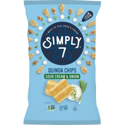 Simply7 Chips Quinoa Sour Cream Onion 12x79g Simply7 Chips Quinoa Sour Cream Onion 12x79g