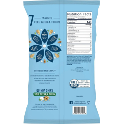 Simply7 Chips Quinoa Sour Cream Onion 12x79g Simply7 Chips Quinoa Sour Cream Onion 12x79g
