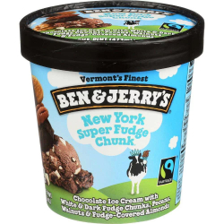 Ben & Jerrys New York Super Fudge Chunk 473 ml, Pack Of 6