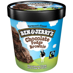 Ben & Jerry's Chocolate Fudge Brownie 473ml, Pack Of 6