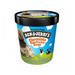 Ben & Jerry's Choc Chip Cookie Dough 473ml, Pack Of 6