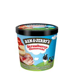 Ben & Jerry's Mini Cup Strawberry Cheesecake 120 ml, Pack Of 12