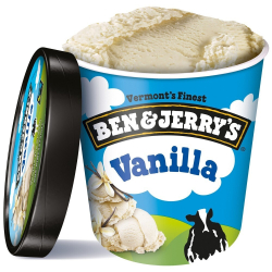 Ben & Jerry's Vanilla 473ml, Pack Of 6