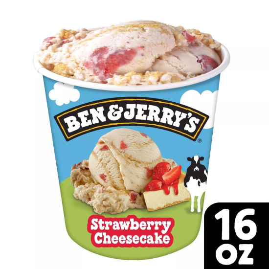 Ben & Jerry's Strawberry Cheesecake 473ml
