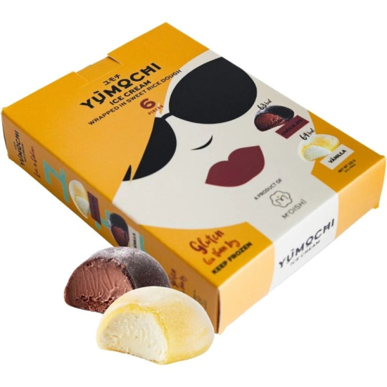 Yumochi Ice Cream- Vanilla & Chocolate (6 Pcs)