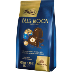 Zaini Blue Moon Latte Milk, With Gianduia Cream & Whole Hazelnut 152g Zaini Blue Moon Latte Milk, With Gianduia Cream & Whole Hazelnut 152g
