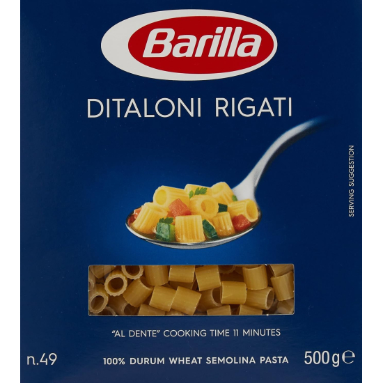 Barilla Ditaloni Rigate 500g