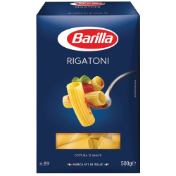Barilla Pasta Rigatoni 500g, Pack Of 12