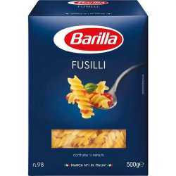 Barilla Fusilli 500g, Pack Of 12 Barilla Fusilli 500g, Pack Of 12