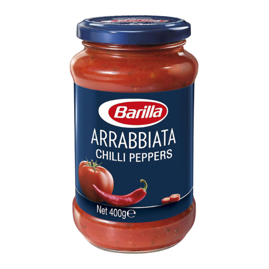 Barilla Arrabbiata Pasta Sauce with Italian Tomato and Chilli Peppers 400g