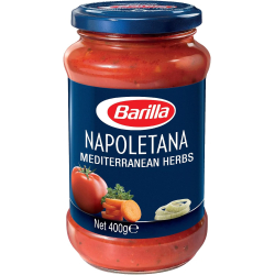 Barilla Napoletana Pasta Sauce 400g, Pack Of 8 Barilla Napoletana Pasta Sauce 400g, Pack Of 8