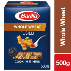 Barilla Pasta Fusilli Whole Wheat 500g, Pack Of 8 Barilla Pasta Fusilli Whole Wheat 500g, Pack Of 8