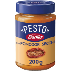 Barilla Pesto Pomodori Secchi Pasta Sauce With Italian Sun-Dried Tomatos 200g, Pack Of 8 Barilla Pesto Pomodori Secchi Pasta Sauce With Italian Sun-Dried Tomatos 200g, Pack Of 8