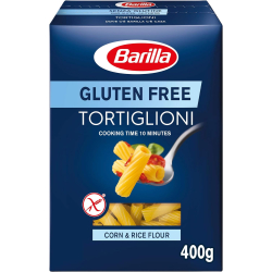 Barilla Tortiglioni Gluten Free 400g, Pack Of 8