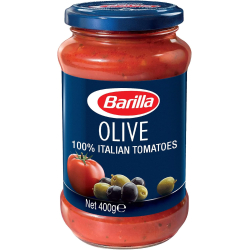 Barilla Olive Pasta Sauce With Italian Tomato 400g, Pack Of 10 Barilla Olive Pasta Sauce With Italian Tomato 400g, Pack Of 10