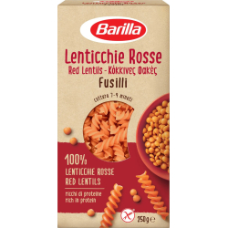 Barilla Pasta Fusilli Red Lentil 250g, Pack Of 8 Barilla Pasta Fusilli Red Lentil 250g, Pack Of 8