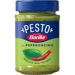 Barilla Pesto Basilico Peperoncino 195g, Pack Of 8 Barilla Pesto Basilico Peperoncino 195g, Pack Of 8