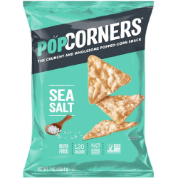 Popcorners Sea Salt Corn Snack, Never Fried, Non GMO 7 Oz (198g) Popcorners Sea Salt Corn Snack, Never Fried, Non GMO 7 Oz (198g)
