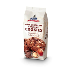 Merba Patisserie Dark Chocolate and Hazelnut Cookies 200g, Pack Of 6 Merba Patisserie Dark Chocolate and Hazelnut Cookies 200g, Pack Of 6