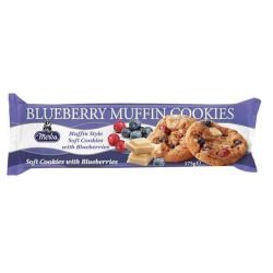 Merba Soft Blueberry Muffin Cookies 175g, Pack Of 6
