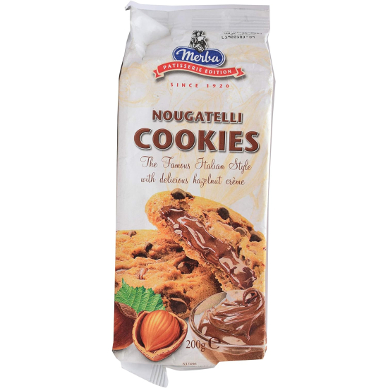 Merba Patisserie Nougatelli Cookies 200g