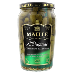 Maille Cornichons Crunchy Extra Fins Pickles 380g, Pack Of 6 Maille Cornichons Crunchy Extra Fins Pickles 380g, Pack Of 6