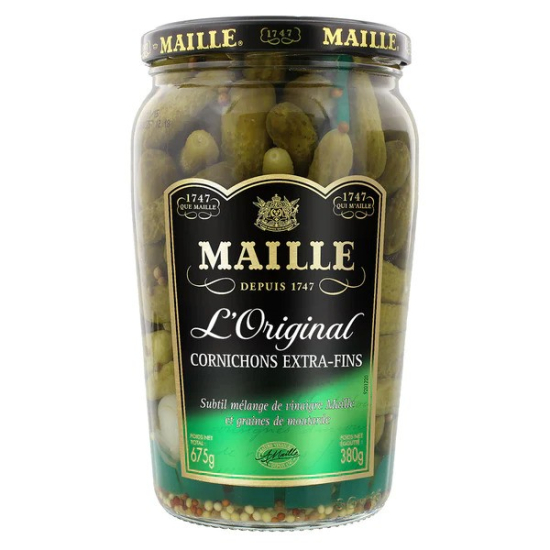 Maille Cornichons Crunchy Extra Fins Pickles 380g