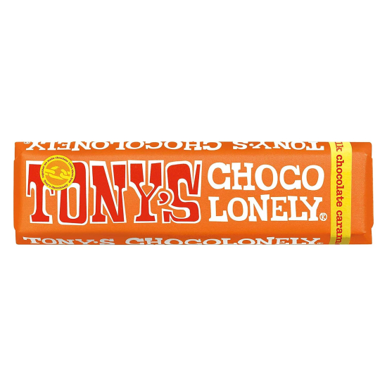 Tony's Chocolonely Milk Chocolate Caramel and Sea Salt, 47g