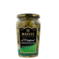 Maille Cornichons Crunchy Extra Fins Pickles 220g, Pack Of 6 Maille Cornichons Crunchy Extra Fins Pickles 220g, Pack Of 6