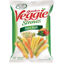 Sensible Portions Garden Veggie Straws Sea Salt 120g, Pack Of 6