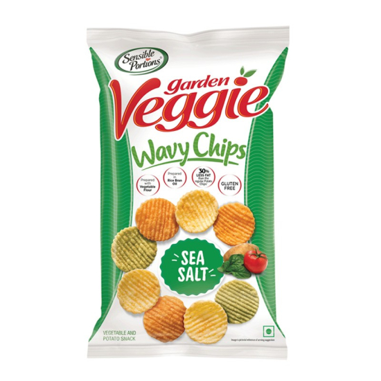 Sensible Portions Wavy Chips Sea Salt 120g