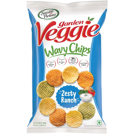 Sensible Portions Wavy Chips Zesty Ranch 120g