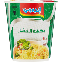 Indomie Cup Instant Noodles, Vegetable Flavour 60g Indomie Cup Instant Noodles, Vegetable Flavour 60g