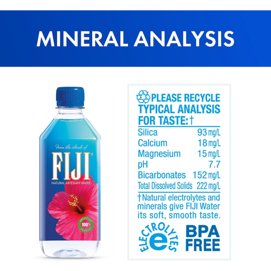 Fiji Water - 500 ml (Pack of 24 Bottles) 