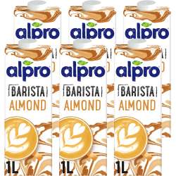 Alpro Almond Milk Professional 1Ltr Pack Of 6 Alpro Almond Milk Professional 1Ltr Pack Of 6