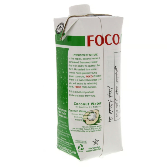 Foco Organic Coconut Water 500ml Pack Of 12