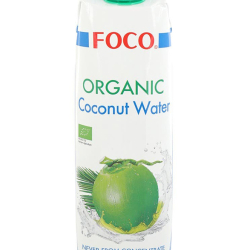 Foco UHT Organic Coconut Water, 1Ltr Pack Of 12