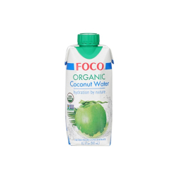 Foco UHT Organic Coconut Water 330 ml Pack Of 12 Foco UHT Organic Coconut Water 330 ml Pack Of 12