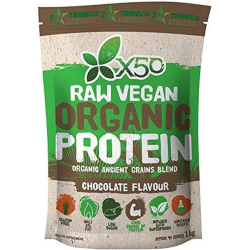 X50 Raw Vegan Organic Protein Powder Chocolate 1Kg X50 Raw Vegan Organic Protein Powder Chocolate 1Kg