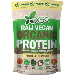 X50 Raw Vegan Organic Protein Powder Vanilla 1Kg X50 Raw Vegan Organic Protein Powder Vanilla 1Kg