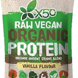 X50 Raw Vegan Organic Protein Powder Vanilla 1Kg X50 Raw Vegan Organic Protein Powder Vanilla 1Kg