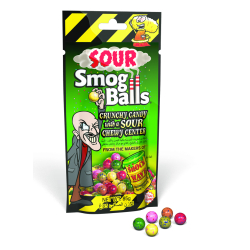 Shock Wave Sour Smog Balls Gusset Bag 85g, Pack Of 6 Shock Wave Sour Smog Balls Gusset Bag 85g, Pack Of 6