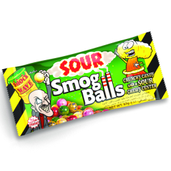 Shock Wave Sour Smog Balls Fin Seal Pack 57g, Pack Of 6