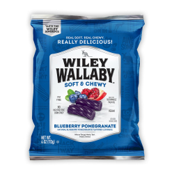 Wiley Wallaby Soft & Chewy Blueberry Pomegranate 113g, Pack Of 6 Wiley Wallaby Soft & Chewy Blueberry Pomegranate 113g, Pack Of 6